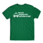 Sleeping with a policeman Kelly Green Men's T-shirt for Police, Work