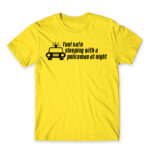 Sleeping with a policeman Lemon Men's Tee for Police, Work