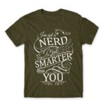 Smarter than you Army Men's T-shirt for Funny, Study