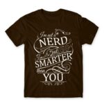 Smarter than you Chocolate Men's Tee for Funny, Study