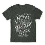 Smarter than you Dark Grey Men's T-shirt for Funny, Study