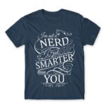 Smarter than you Denim Men's T-shirt for Funny, Study