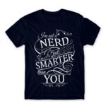 Smarter than you Navy Men's T-shirt for Funny, Study