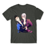 Smile! Dark Grey Men's Tee for Anime, Yurion Ice