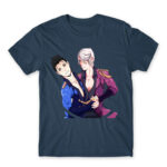 Smile! Denim Men's T-shirt for Anime, Yurion Ice