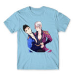 Smile! Sky Blue Men's Tee for Anime, Yurion Ice