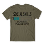 Social skills Zinc Men's T-shirt for Antisocial, Funny