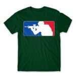 Soldier Logo Bottle Green Men's Tee for Soldier, Work