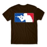 Soldier Logo Chocolate Men's Tee for Soldier, Work