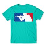 Soldier Logo Turquoise Men's Tee for Soldier, Work