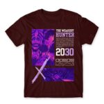 Solo Leveling 2030 Burgundy Men's Tee for Anime, Solo Leveling