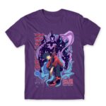 Solo Leveling Graffiti Dark Purple Men's T-shirt for Anime, Solo Leveling
