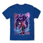 Solo Leveling Graffiti Royal Blue Men's T-shirt for Anime, Solo Leveling