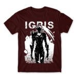 Solo Leveling – Igris Burgundy Men's Tee for Anime, Solo Leveling