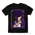 Solo Leveling – Jinwoo Black Men's Tee for Anime, Solo Leveling