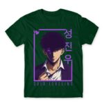 Solo Leveling – Jinwoo Bottle Green Men's Tee for Anime, Solo Leveling
