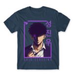 Solo Leveling – Jinwoo Denim Men's Tee for Anime, Solo Leveling