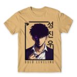 Solo Leveling – Jinwoo Sand Men's T-shirt for Anime, Solo Leveling