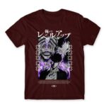 Solo Leveling Manga Burgundy Men's Tee for Anime, Solo Leveling