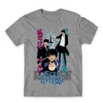 Solo Leveling Neon Grey Melange Men's T-shirt for Anime, Solo Leveling