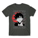 Solo Leveling Splash Dark Grey Men's T-shirt for Anime, Solo Leveling