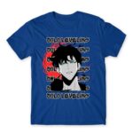 Solo Leveling Splash Royal Blue Men's Tee for Anime, Solo Leveling