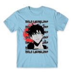 Solo Leveling Splash Sky Blue Men's T-shirt for Anime, Solo Leveling