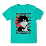 Solo Leveling Splash Turquoise Men's T-shirt for Anime, Solo Leveling