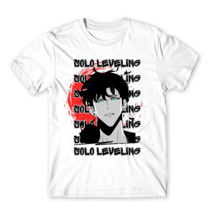Solo Leveling Splash White Men's T-shirt for Anime, Solo Leveling