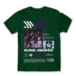 Solo Leveling – Strongest Hunter Bottle Green Men's Tee for Anime, Solo Leveling