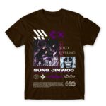 Solo Leveling – Strongest Hunter Chocolate Men's T-shirt for Anime, Solo Leveling