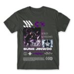 Solo Leveling – Strongest Hunter Dark Grey Men's Tee for Anime, Solo Leveling