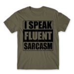 Speak fluent sarcasm Zinc Men's T-shirt for Funny, Sarcastic Humour