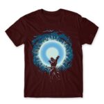 Spirit ball Burgundy Men's T-shirt for Anime, Dragon Ball