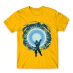 Spirit ball Gold Men's T-shirt for Anime, Dragon Ball