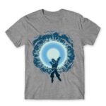 Spirit ball Grey Melange Men's Tee for Anime, Dragon Ball