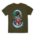 Spirited away – Chihiro & Haku Army Men's T-shirt for Anime, Spirited Away