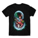 Spirited away – Chihiro & Haku Black Men's Tee for Anime, Spirited Away