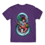 Spirited away – Chihiro & Haku Dark Purple Men's T-shirt for Anime, Spirited Away