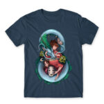 Spirited away – Chihiro & Haku Denim Men's T-shirt for Anime, Spirited Away