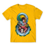 Spirited away – Chihiro & Haku Gold Men's Tee for Anime, Spirited Away