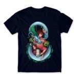 Spirited away – Chihiro & Haku Navy Men's Tee for Anime, Spirited Away