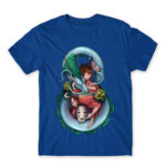 Spirited away – Chihiro & Haku Royal Blue Men's T-shirt for Anime, Spirited Away