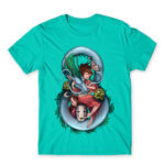 Spirited away – Chihiro & Haku Turquoise Men's T-shirt for Anime, Spirited Away