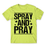 Spray and pray Apple Green Men's T-shirt