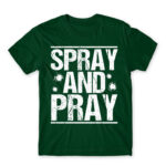 Spray and pray Bottle Green Men's Tee