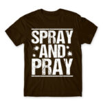 Spray and pray Chocolate Men's T-shirt