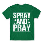 Spray and pray Kelly Green Men's Tee