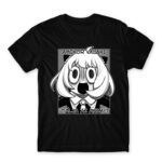 SPY X FAMILY Anya MEME Black Men's T-shirt for Anime, Spy X Family