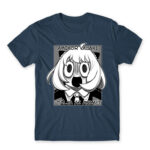 SPY X FAMILY Anya MEME Denim Men's T-shirt for Anime, Spy X Family